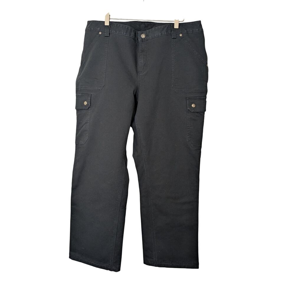 Duluth Trading Co. DuluthFlex Fire Hose Relaxed Lined Cargo Pants Mens 20 x 31